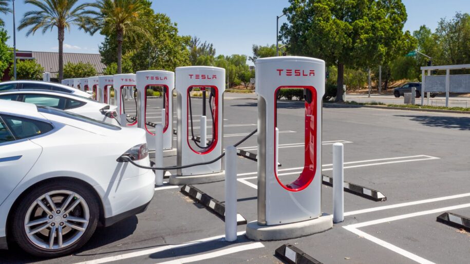 Tesla charging clean up